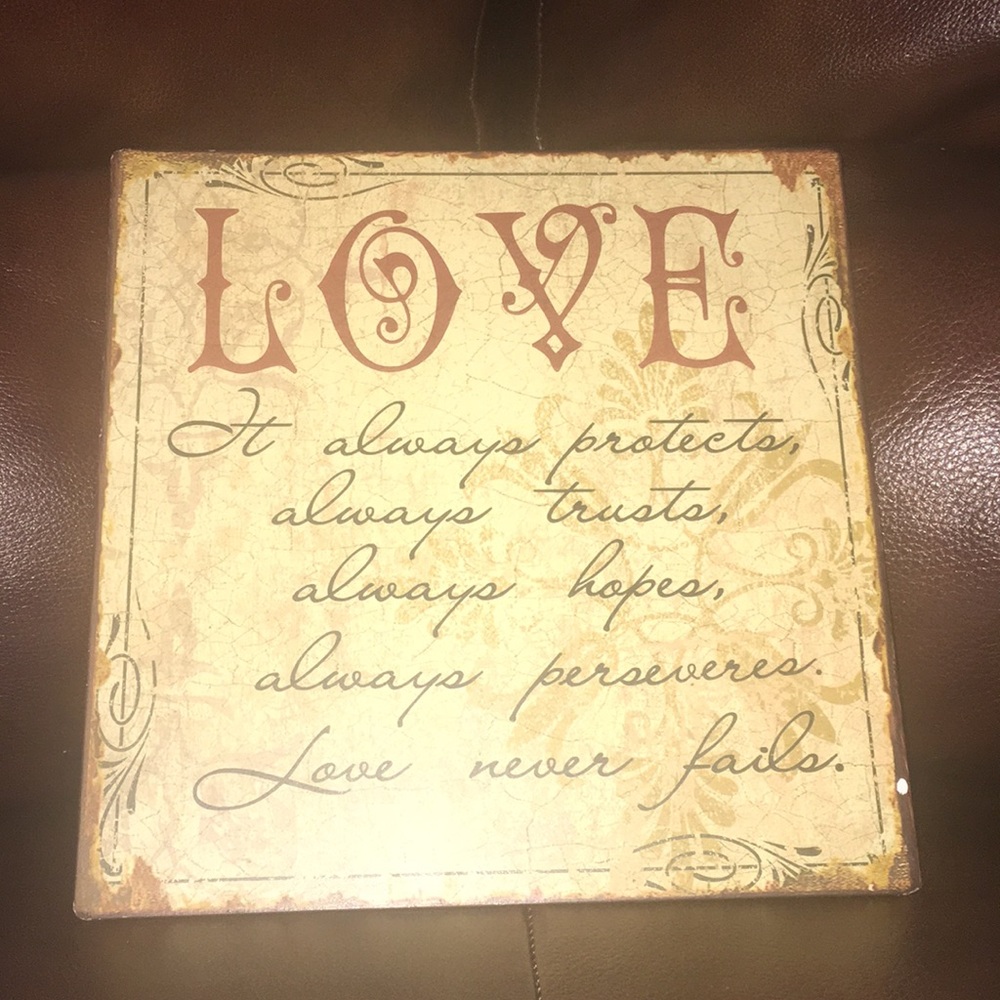 LOVE ❤️ Metal Sign